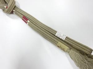 未使用品　正絹　手組帯締め